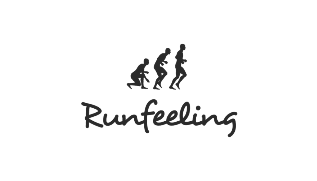 Runfeeling black logo trans bg